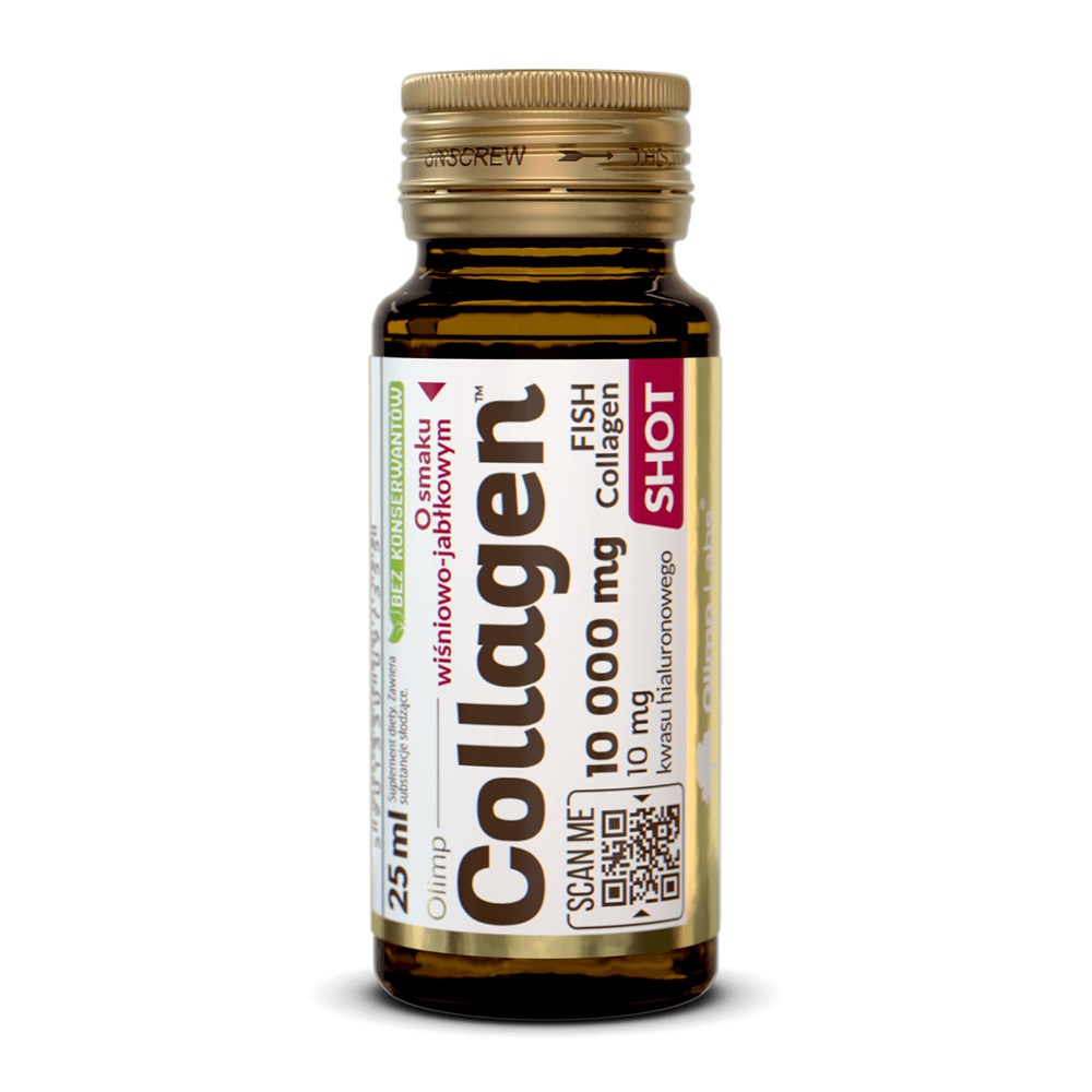 63643511742975297 Collagen Shot 10 000 mg suplement diety smak wiśniowo-jabłkowy 25ml - obrazek 1