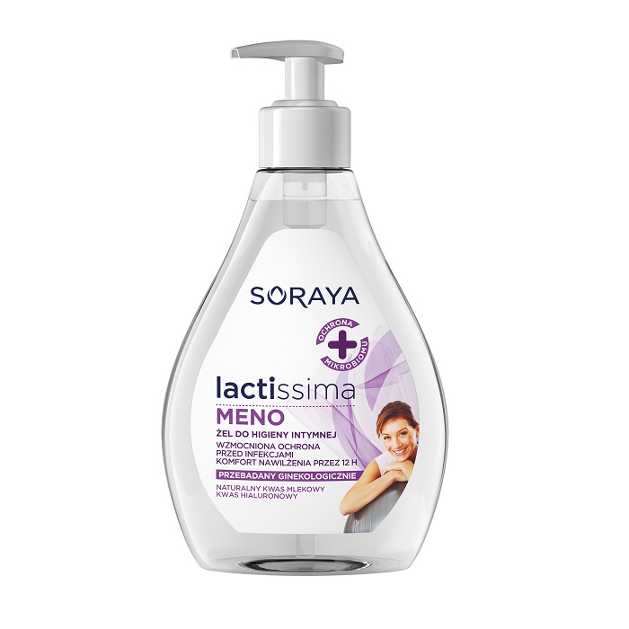 63662371594881081 Lactissima Meno żel do higieny intymnej dla kobiet w okresie menopauzy 300ml - obrazek 1