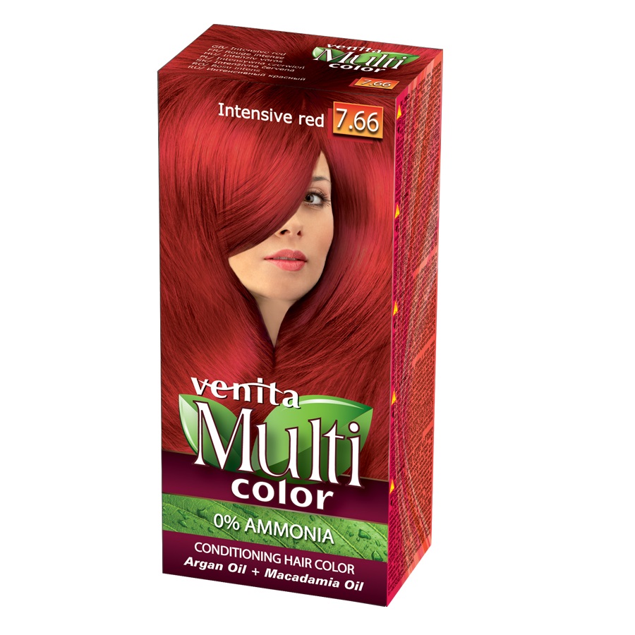 63732151677825188 MultiColor pielęgnacyjna farba do włosów 7.66 Intensywna Czerwień - obrazek 1