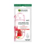 Hyaluronic Acis Ampoule Sheet Mask ampułka ujędrniająca w masce na tkaninie z kwasem hialuronowym i ekstraktem z arbuza 15g