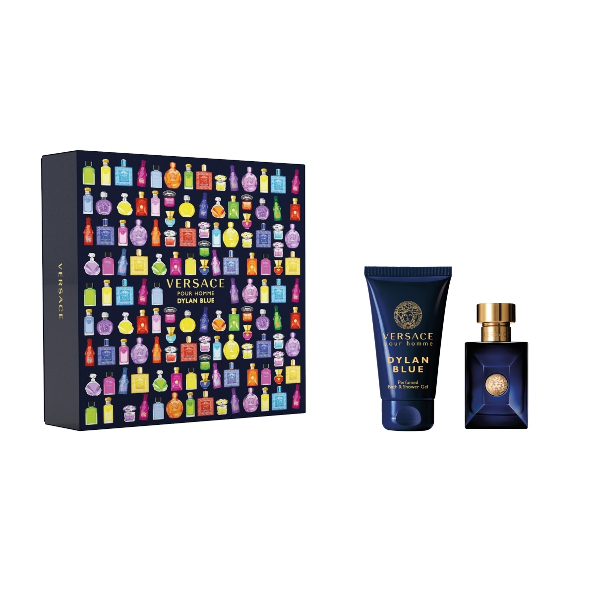 63789591667211350 Pour Homme Dylan Blue zestaw woda toaletowa spray 30ml + żel pod prysznic 50ml - obrazek 1