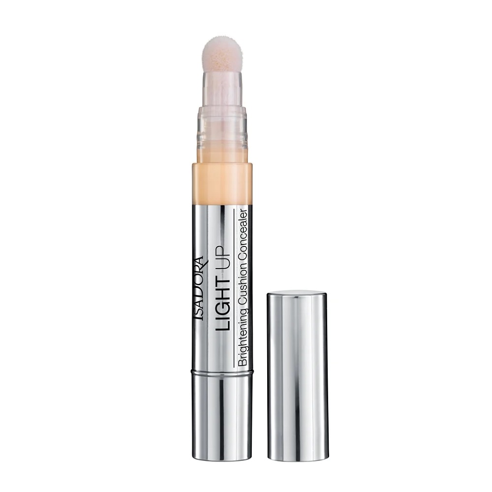 63822971689598347 Light Up Brightening Cushion Concealer rozświetlający korektor z aplikatorem w formie gąbeczki 01 Porcelain 4.2ml - obrazek 1