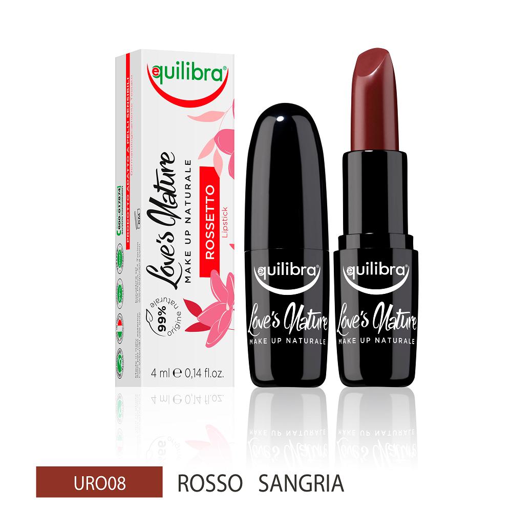 63995781574970641 Love's Nature Lipstick pomadka do ust 08 Red Sangria 4ml - obrazek 1
