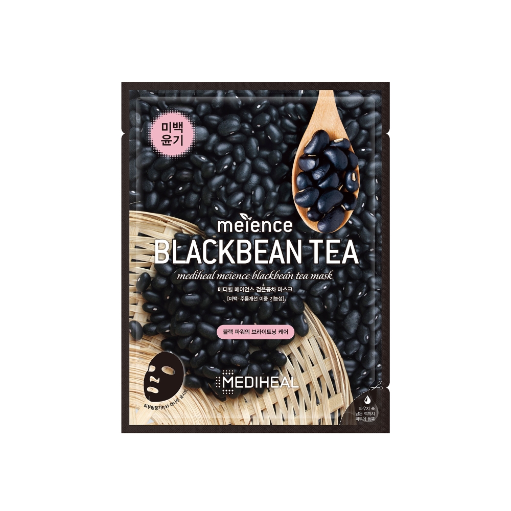 64001221571891770 Meience Blackbean Tea rozjaśniająco-nawilżająca maska w płachcie 25ml - obrazek 1
