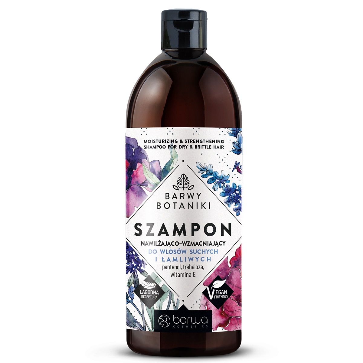 64002461678438807 Barwy Botaniki szampon nawilżająco-wzmacniający do włosów suchych i łamliwych 480ml - obrazek 1