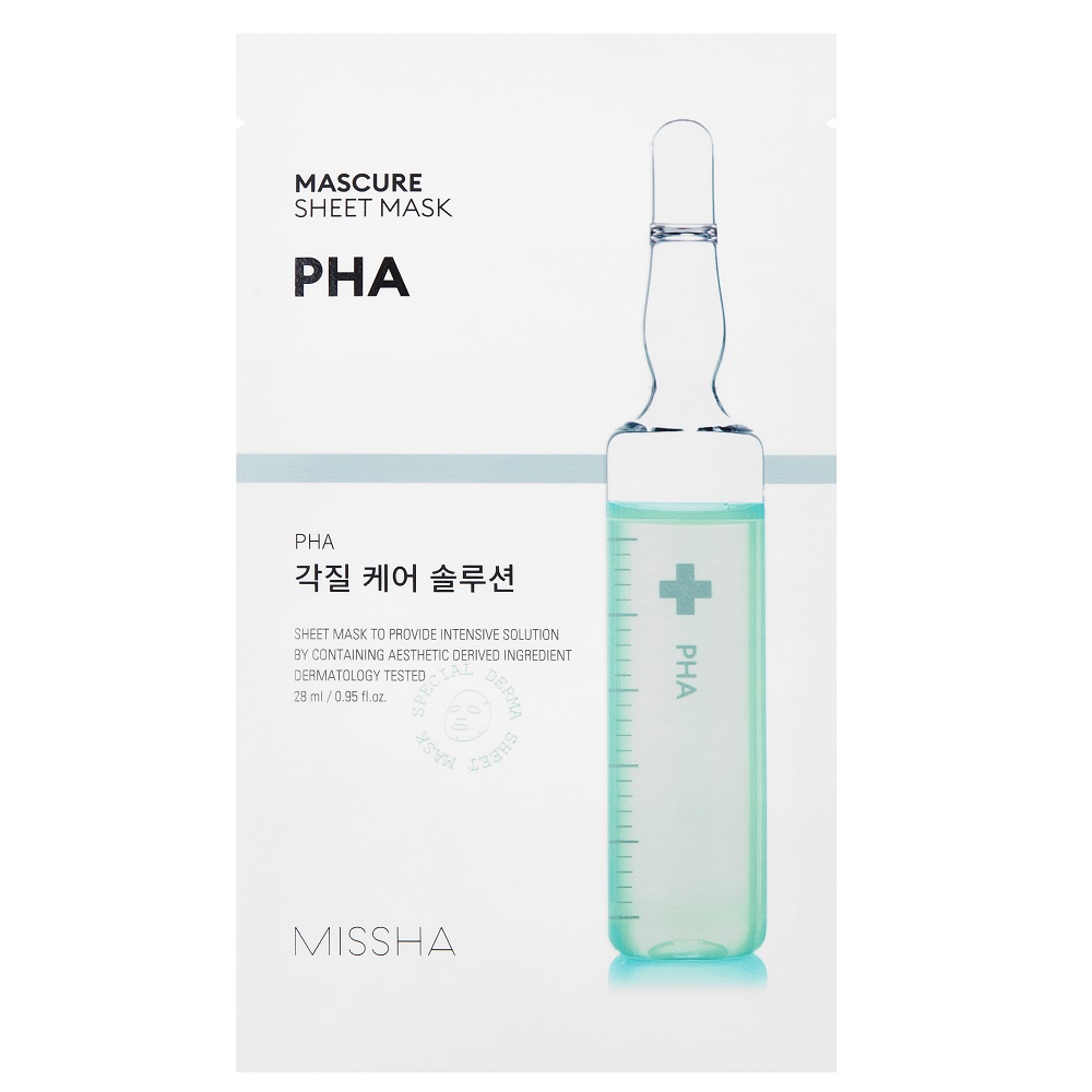 64074941702374856 Mascure PHA złuszczająco-oczyszczająca maseczka w płachcie 28ml - obrazek 1