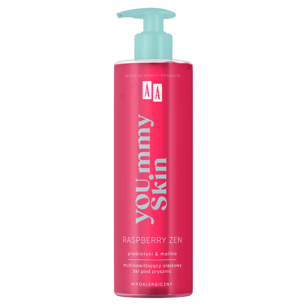64213271681300031 YOU.mmy Raspberry Zen multinawilżający olejkowy żel pod prysznic 400ml - obrazek 1