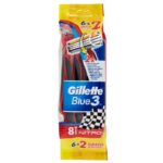 Blue 3 Nitro jednorazowe maszynki do golenia 6+2 szt.