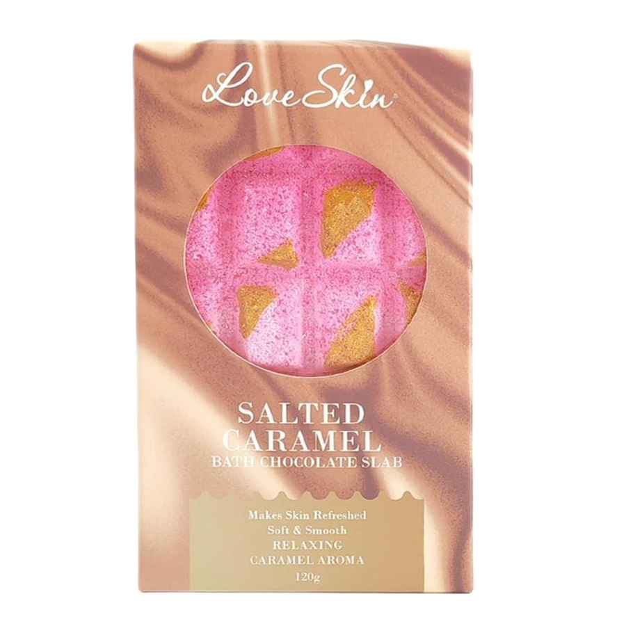 64335711714030854 Bath Chocolate Slab czekolada do kąpieli Salted Caramel 120g - obrazek 1