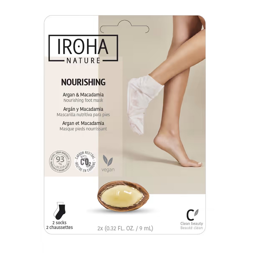 6433631667895851 Nourishing Foot Mask odżywcza maseczka do stóp w formie skarpet Argan & Macadamia 2x9ml - obrazek 1