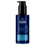 Night Elixir Moisture nawilżająca kuracja na noc bez spłukiwania do włosów normalnych i suchych 100ml