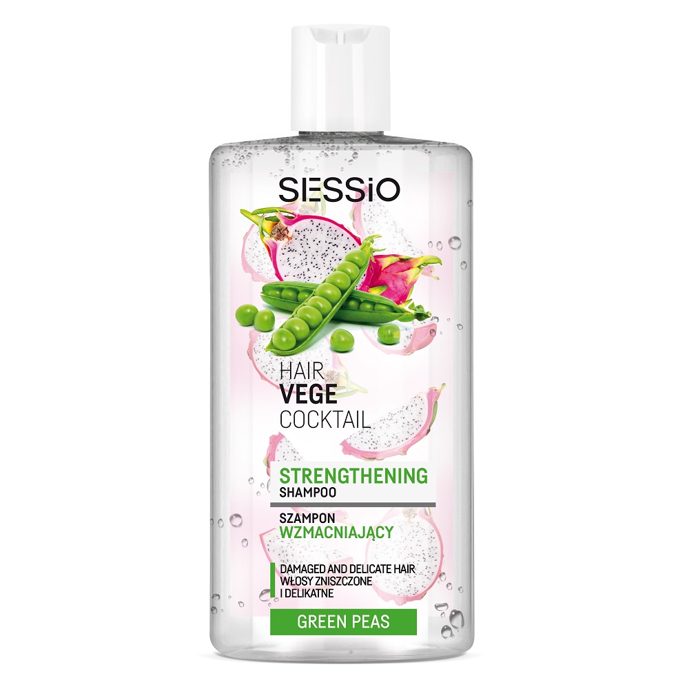 64397171696335212 Hair Vege Cocktail szampon wzmacniający z proteinami groszku 300g - obrazek 1