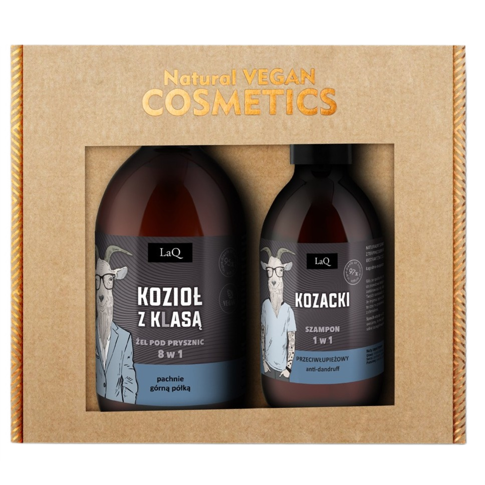 64405101754052291 Kozioł z Klasą zestaw żel pod prysznic 500ml + przeciwłupieżowy szampon 300ml - obrazek 1
