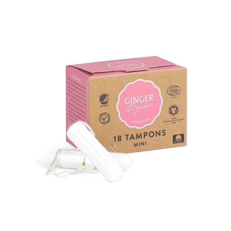64453831613663628 Tampons tampony organiczne bez aplikatora Mini 18szt - obrazek 1