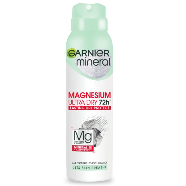 64482851660652114 Mineral Magnesium Ultra Dry antyperspirant spray 150ml - obrazek 1