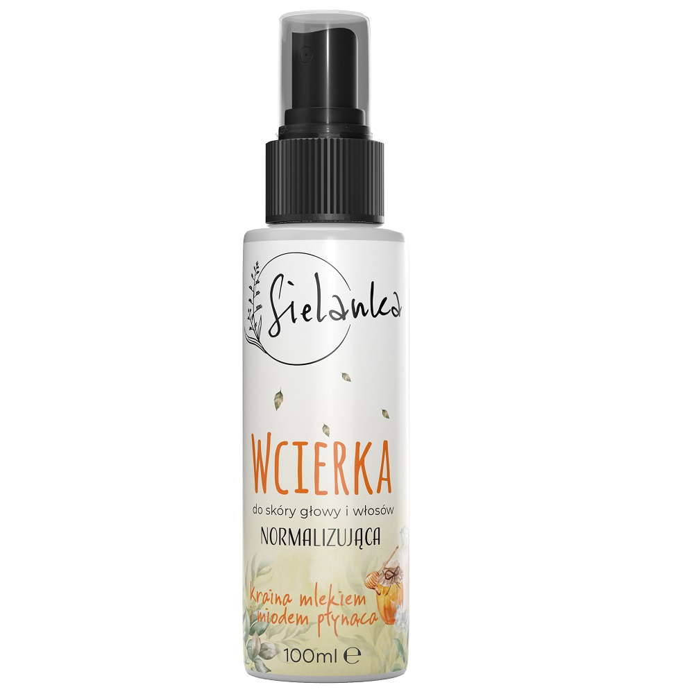 64487071660712144 Wcierka do skóry głowy i włosów normalizująca Mleko i Miód 100ml - obrazek 1