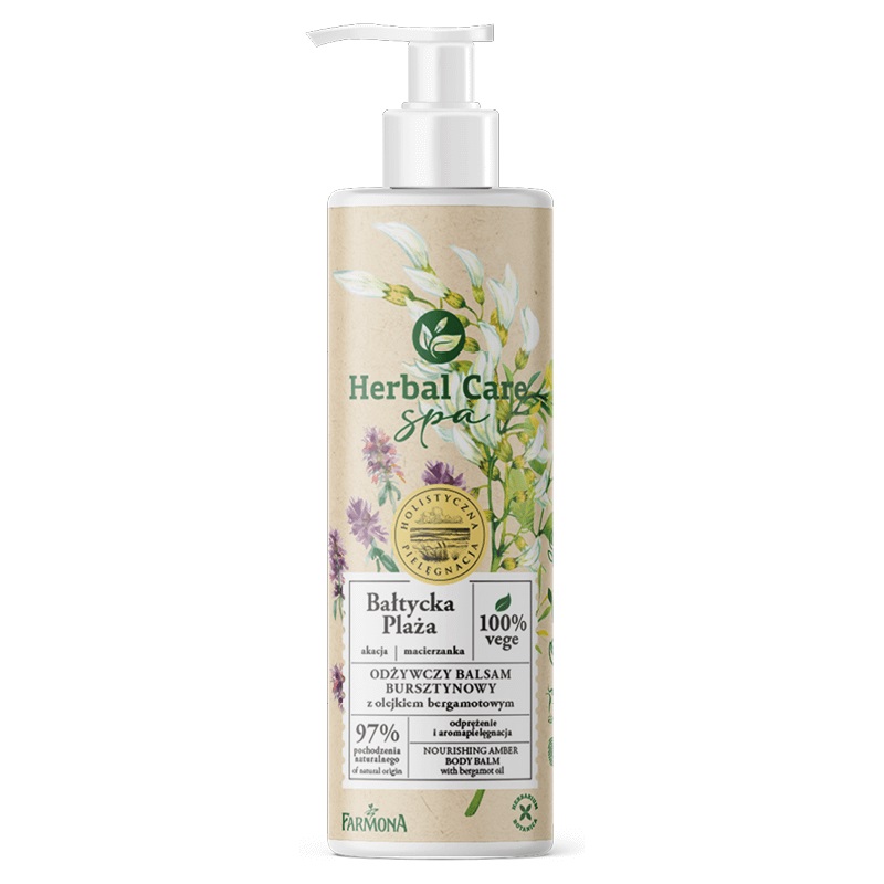 64593871686820004 Herbal Care Spa odżywczy balsam bursztynowy Bałtycka Plaża 400ml - obrazek 1