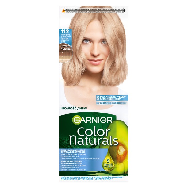 64607691770386704 Color Naturals odżywcza farba do włosów 112 Arktyczny Srebrny Blond - obrazek 1