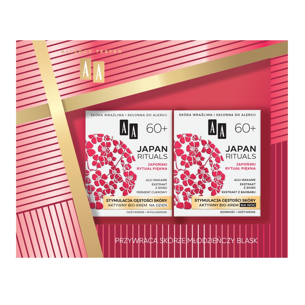 64640991636568237 Japan Rituals 60+ zestaw aktywny bio-krem na dzień 50ml + aktywny bio-krem na noc 50ml - obrazek 1