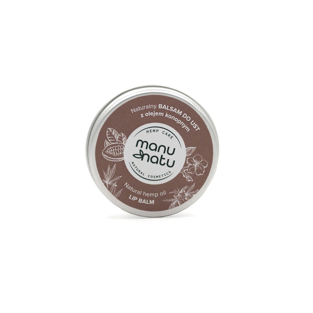 64694681643179542 Natural Hemp Oil Lip Balm naturalny balsam do ust z olejem konopnym 30ml - obrazek 1