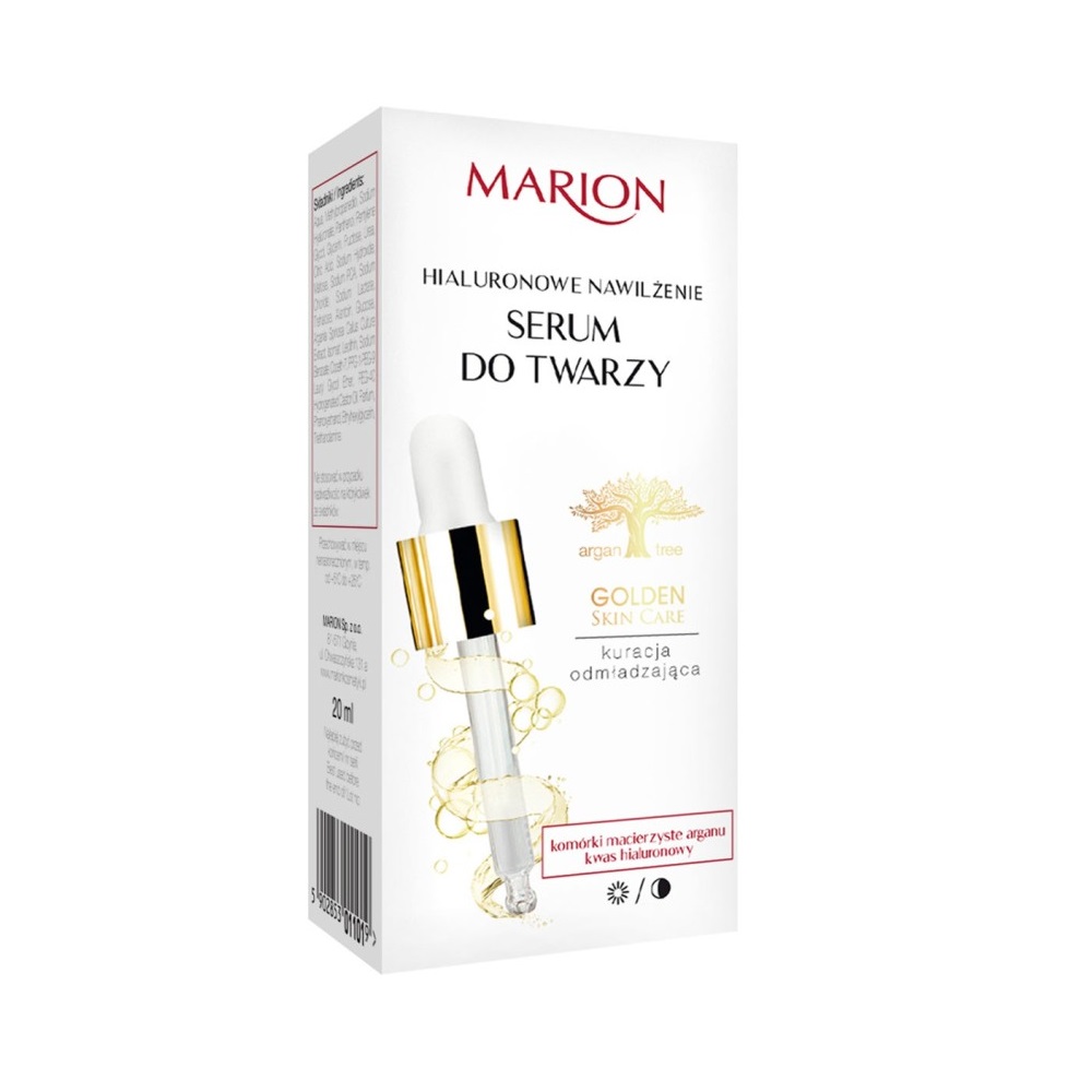 64835821663327673 Golden Skin Care Hialuronowe Nawilżenie serum do twarzy na dzień i noc 20ml - obrazek 1