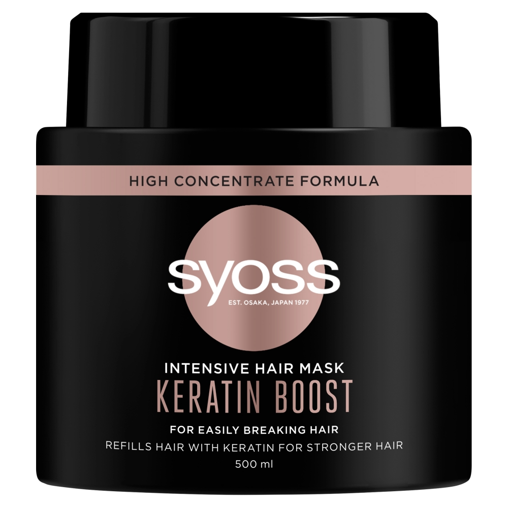 6485441770899377 Keratin intensywnie wzmacniająca maska do włosów łamliwych 500ml - obrazek 1
