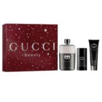 Guilty Pour Homme zestaw woda toaletowa spray 90ml + żel pod prysznic 50ml + dezodorant sztyft 75ml
