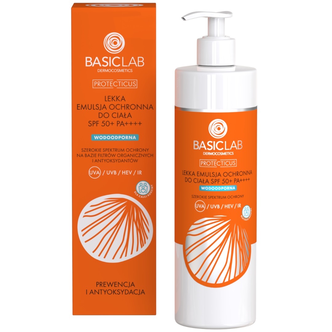 64952031689076932 Protecticus lekka emulsja ochronna do ciała SPF50+ PA+++++ Prewencja i Antyoksydacja 300ml - obrazek 1