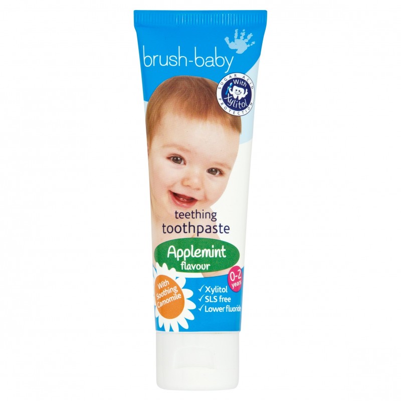 65162691720688532 Teething Toothpaste pasta do zębów dla dzieci 0-2l Applemint 50ml - obrazek 1