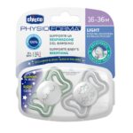 PhysioForma Light smoczek silikonowy uspokajający 16-36m Lumi 2szt.