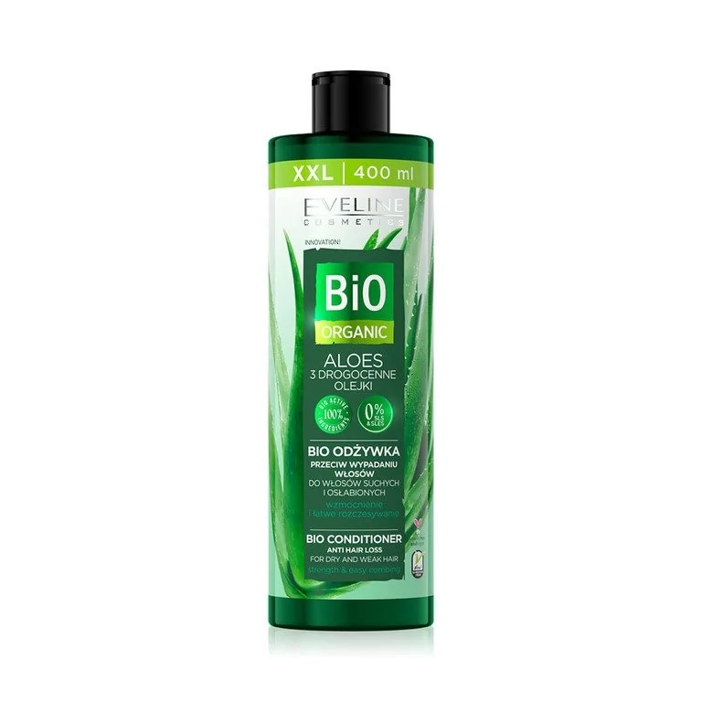 65215271634623598 Bio Organic bioodżywka przeciw wypadaniu włosów Aloes 400ml - obrazek 1