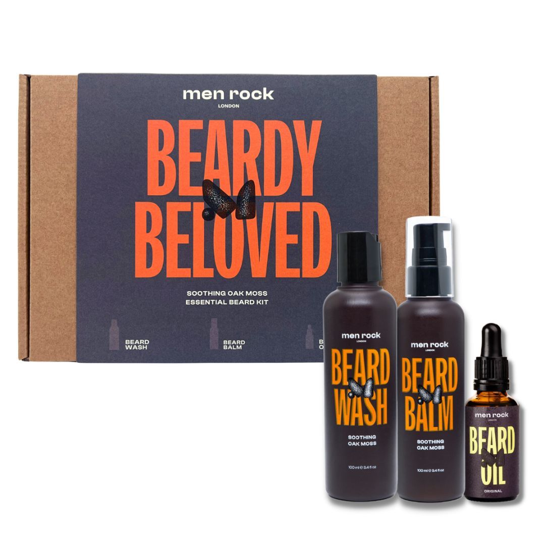65300331699595163 Beardy Beloved Soothing Oak Moss zestaw szampon do brody 100ml + balsam do brody 100ml + olejek do brody 30ml - obrazek 1