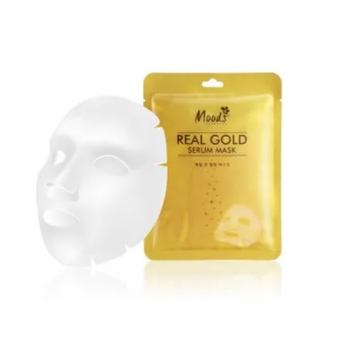 65303111661416919 Real Gold Serum Mask maska w płachcie z drobinkami złota 38ml - obrazek 1