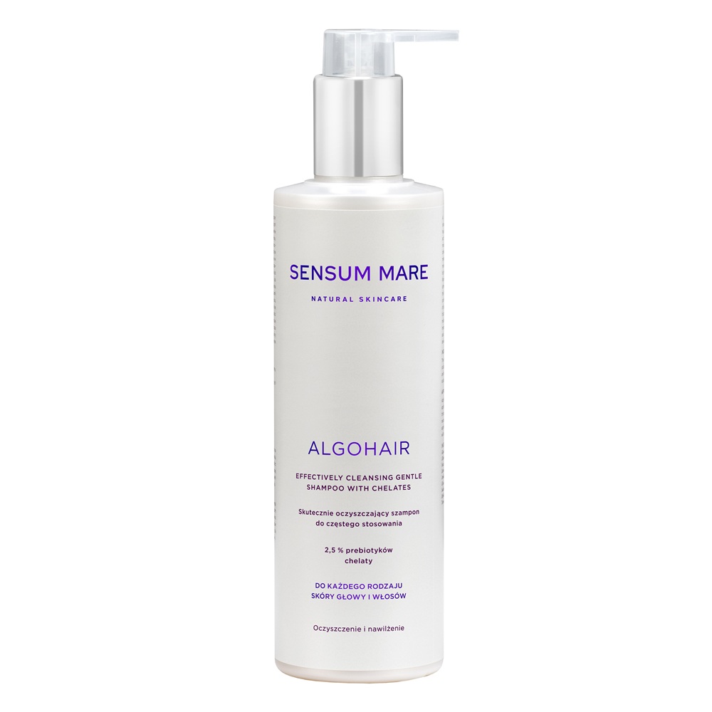 65303321756460500 Algohair skutecznie oczyszczający szampon do częstego stosowania do każdego rodzaju skóry głowy i włosów 250ml - obrazek 1