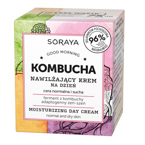 65394391669184738 Kombucha nawilżający krem na dzień cera normalna i sucha 75ml - obrazek 1