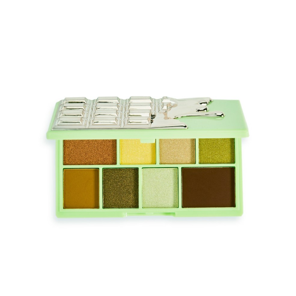 65437031739176044 I Heart Revolution Mini Chocolate Eyeshadow Palette mini paletka cieni do powiek Pistachio Cream 10.2g - obrazek 1