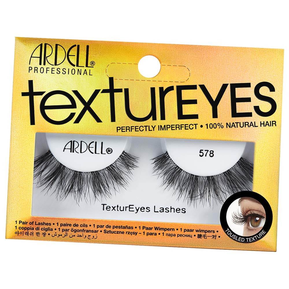 65463301646143940 TexturEyes sztuczne rzęsy na pasku 578 Black - obrazek 1