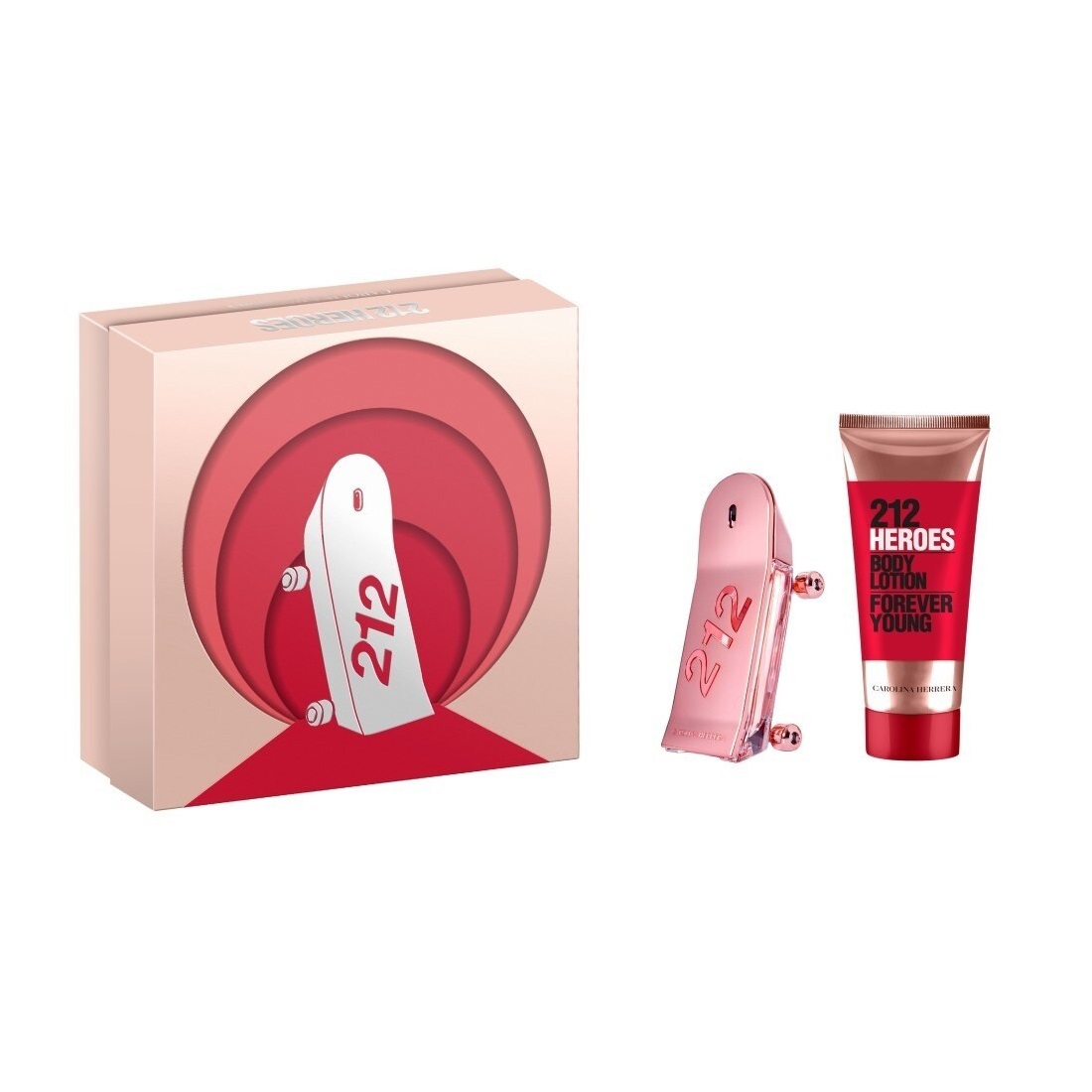 65467421713768601 212 Heroes Forever Young zestaw woda perfumowana spray 50ml + balsam do ciała 100ml - obrazek 1