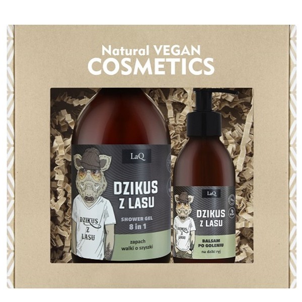 65613361753864051 Dzikus z Lasu zestaw żel pod prysznic 500ml + balsam po goleniu 150ml - obrazek 1