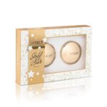 Gold Star zestaw róż do policzków 9g + bronzer prasowany 9g