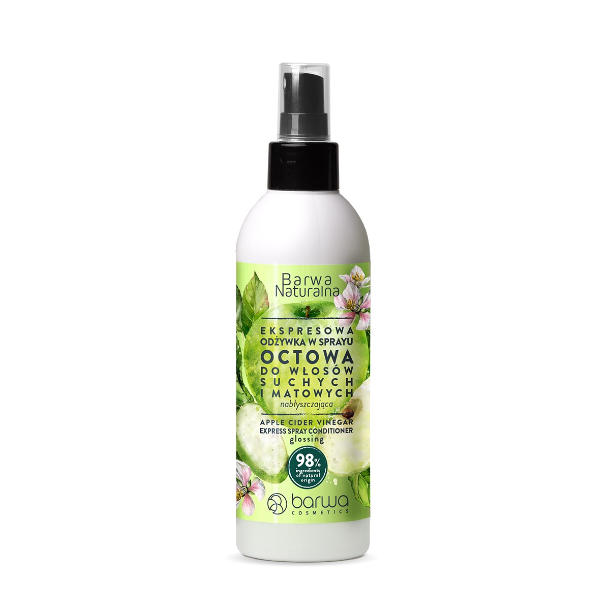 65695771671093231 Naturalna ekspresowa odżywka octowa nabłyszczająca w sprayu do włosów suchych i matowych 200ml - obrazek 1