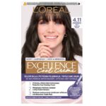 Excellence Cool Creme farba do włosów 4.11 Ultrapopielaty Brąz