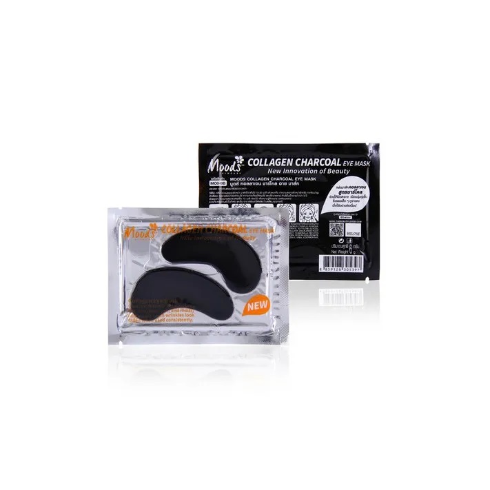 65803551661416132 Collagen Charcoal Eye Mask hydrożelowe płatki pod oczy 6g - obrazek 1