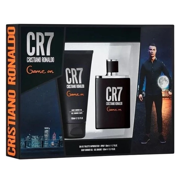 65820551684501891 CR7 Game On zestaw woda toaletowa spray 30ml + żel pod prysznic 150ml - obrazek 1