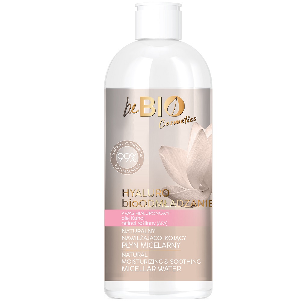 65869601680784439 Hyaluro bioOdmładzanie naturalny nawilżająco-kojący płyn micelarny 400ml - obrazek 1