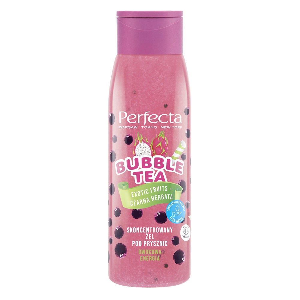 65876601632296455 Bubble Tea skoncentrowany żel pod prysznic Exotic Fruits + Czarna Herbata 400ml - obrazek 1