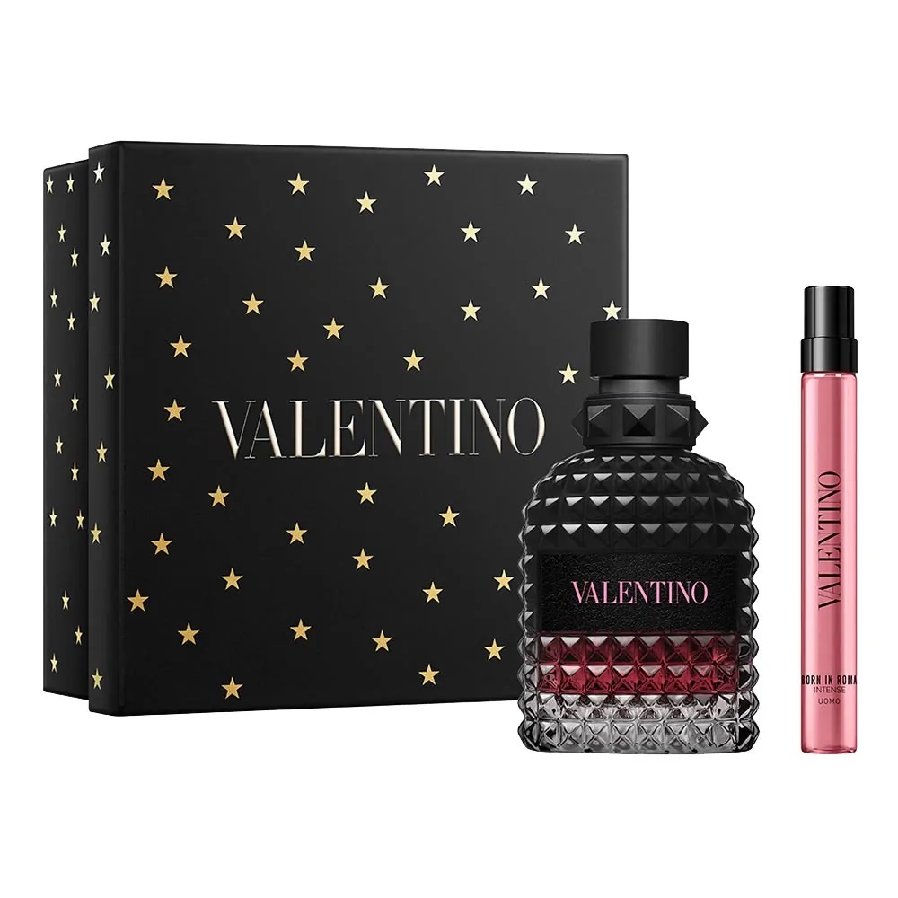 65961331763223422 Uomo Born In Roma Intense zestaw woda perfumowana spray 50ml + woda perfumowana spray 10ml - obrazek 1