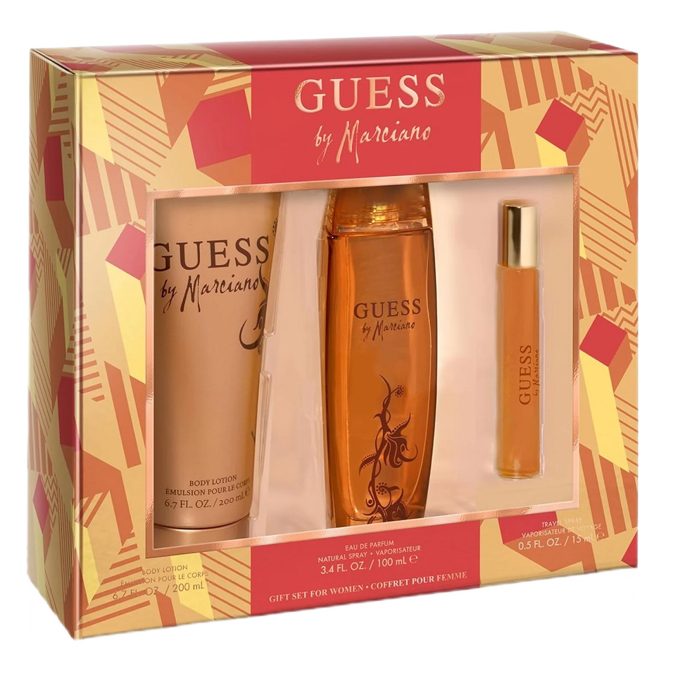 66034461761120853 Guess by Marciano zestaw woda perfumowana spray 100ml + woda perfumowana spray 15ml + balsam do ciała 200ml - obrazek 1