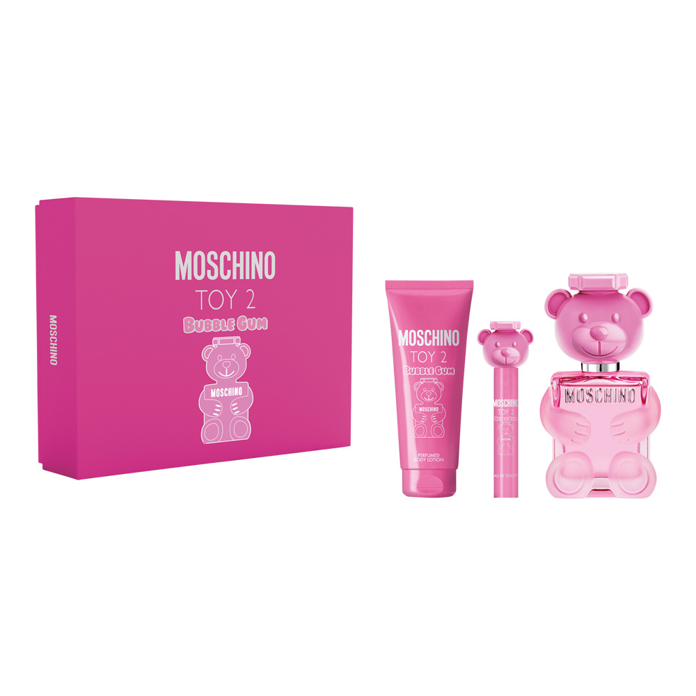 66083101727238481 Toy 2 Bubble Gum zestaw woda toaletowa spray 100ml + balsam do ciała 100ml + woda toaletowa spray 10ml - obrazek 1