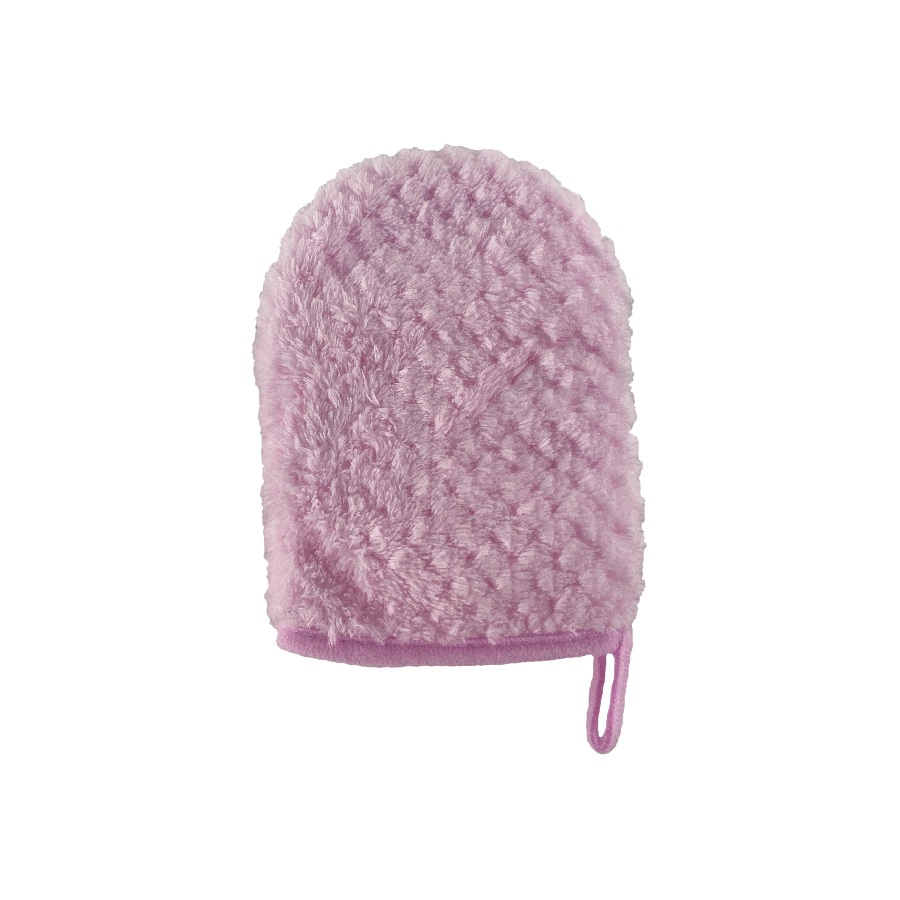 66097661649422885 Makeup Removal Glove rękawiczka do demakijażu Różowa - obrazek 1